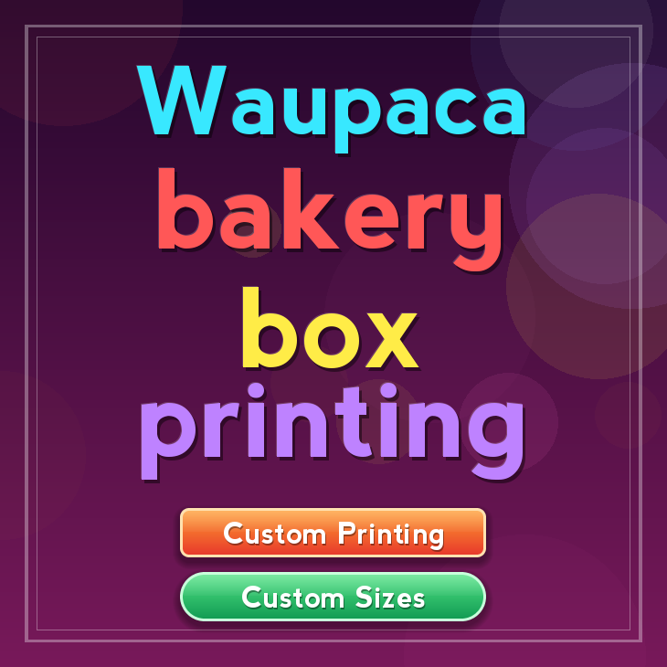 Waupaca bakery box printing