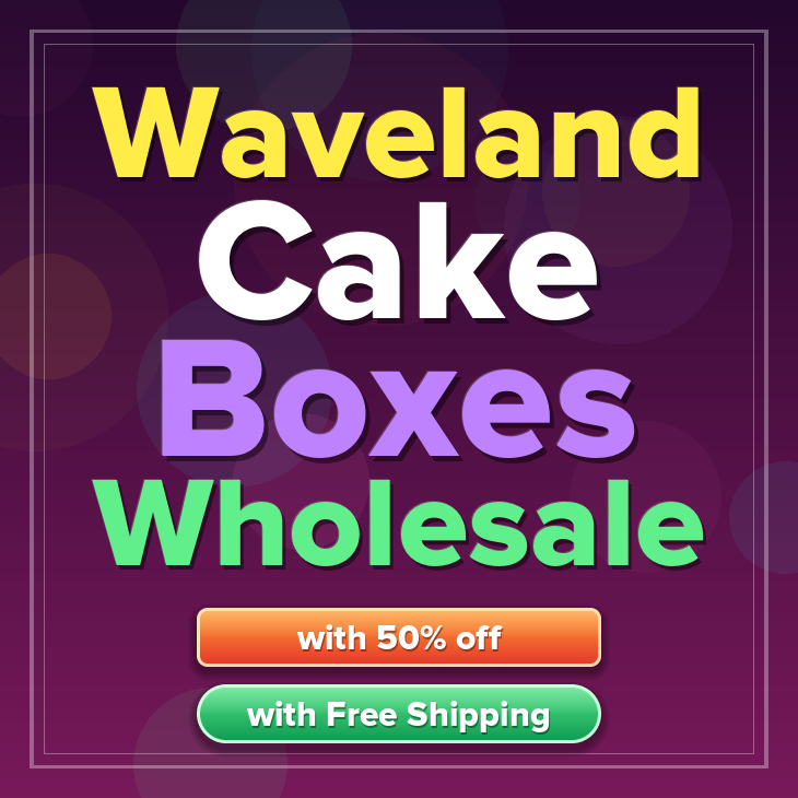 Waveland cake boxes