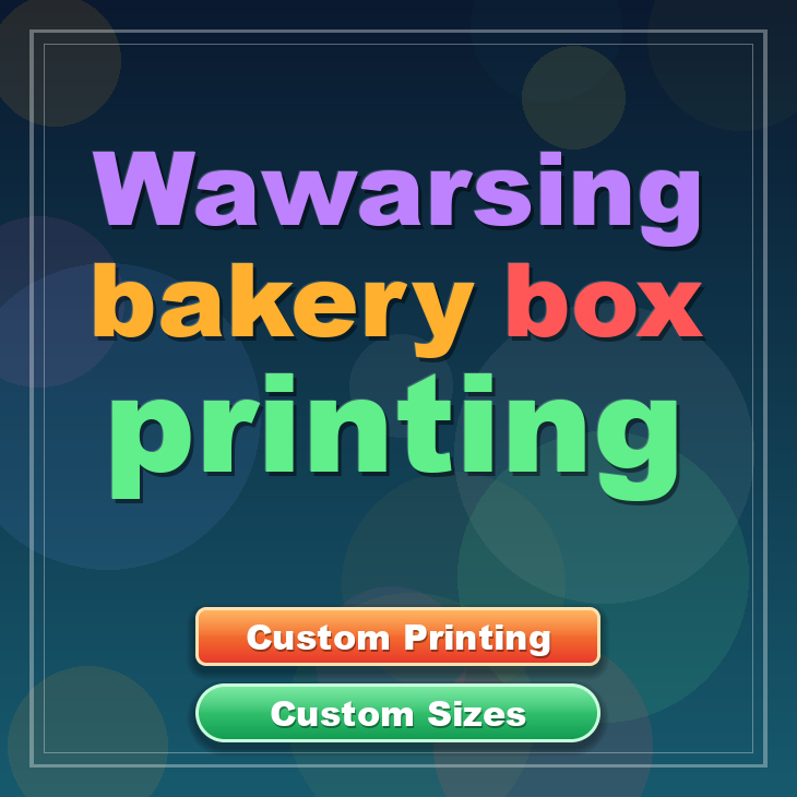 Wawarsing bakery box printing