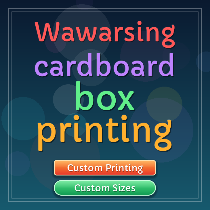 Wawarsing cardboard box printing