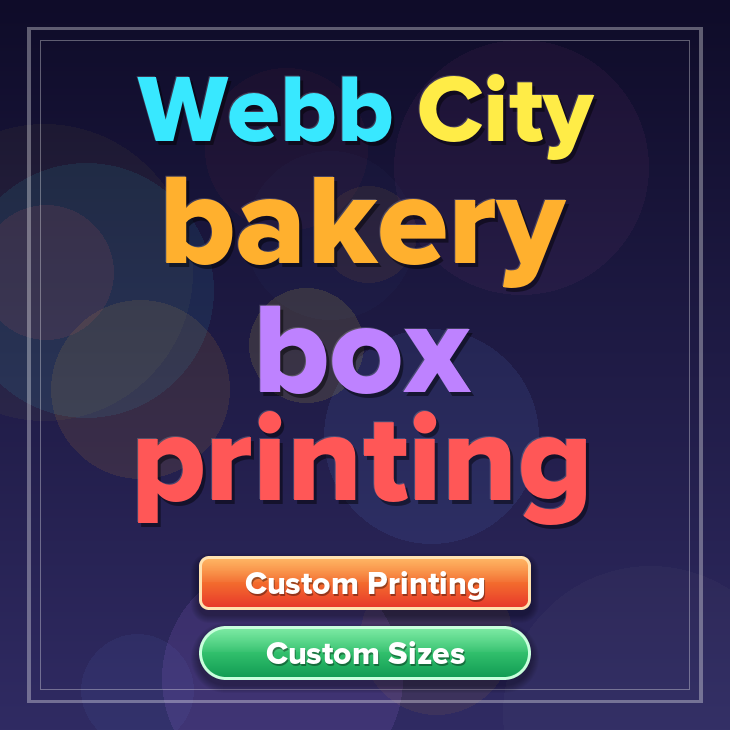 Webb City bakery box printing