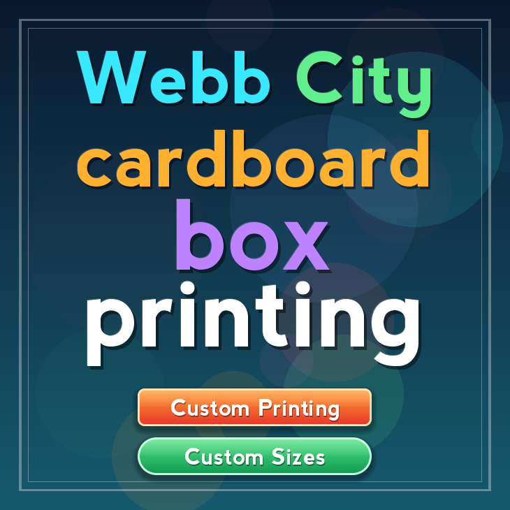 Webb City cardboard box printing