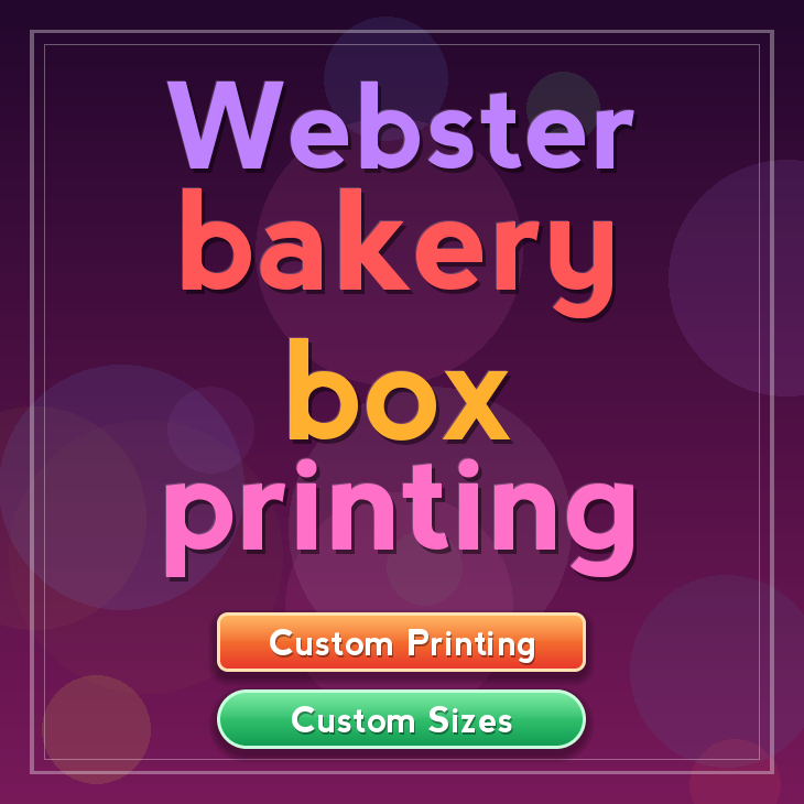 Webster bakery box printing