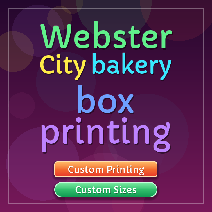Webster City bakery box printing