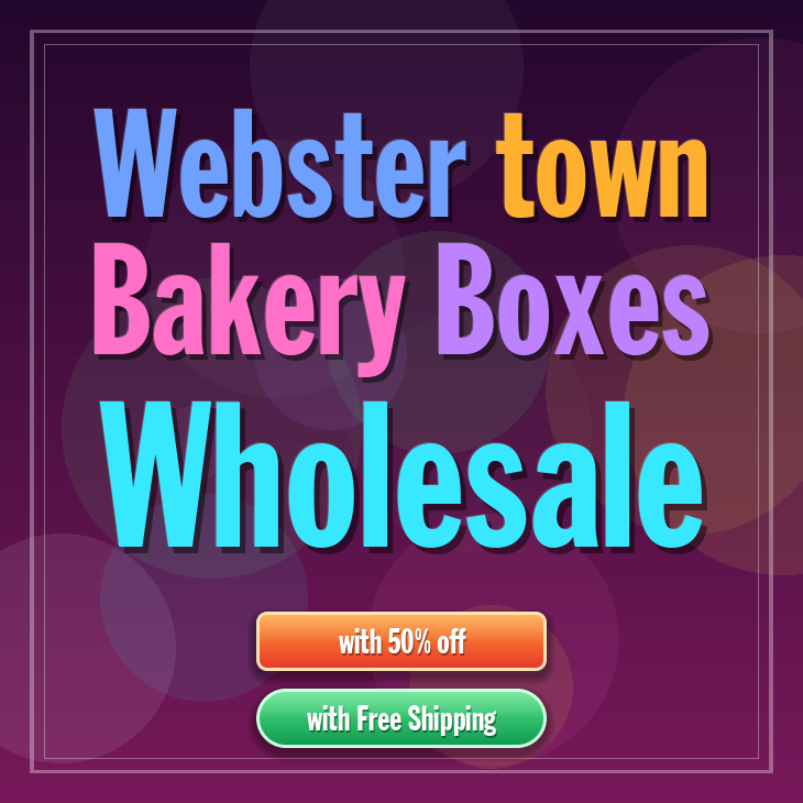 Webster Town bakery boxes