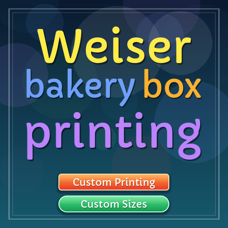 Weiser bakery box printing