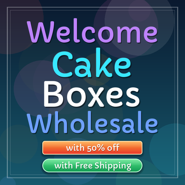 Welcome cake boxes