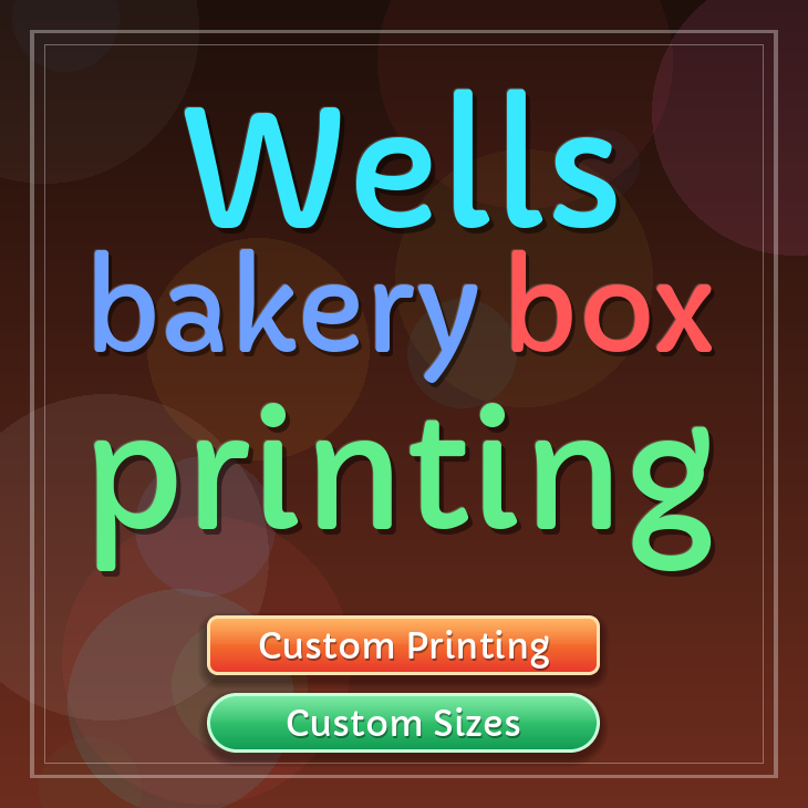 Wells bakery box printing