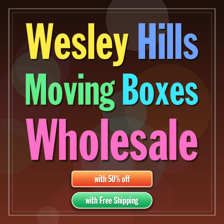 Wesley Hills moving boxes