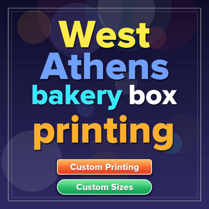 West Athens bakery box printing