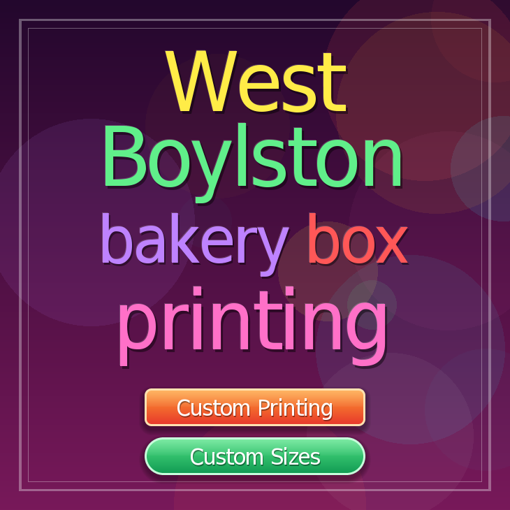 West Boylston bakery box printing