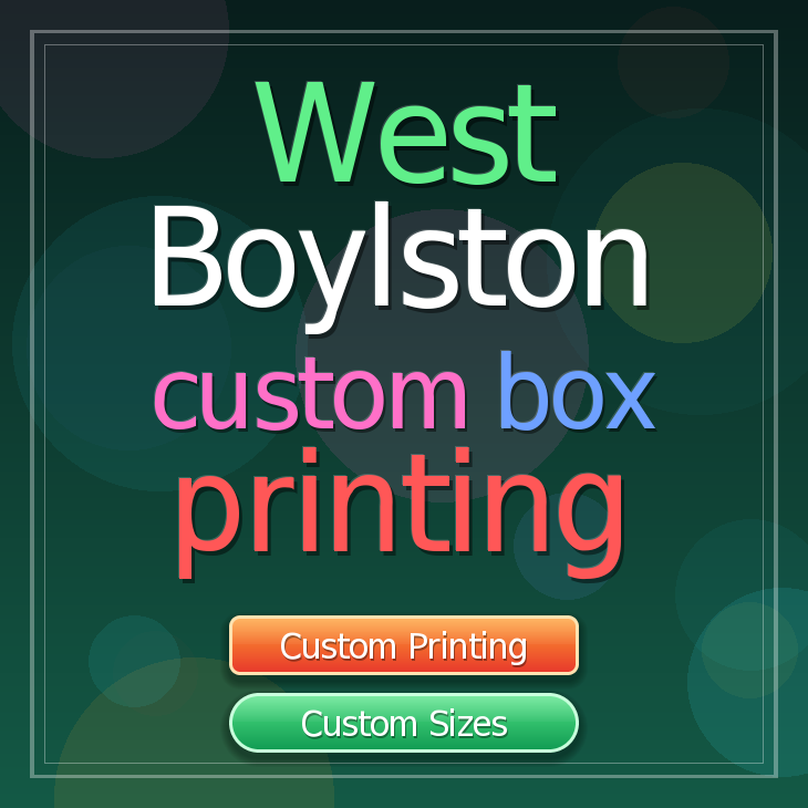 West Boylston custom box printing