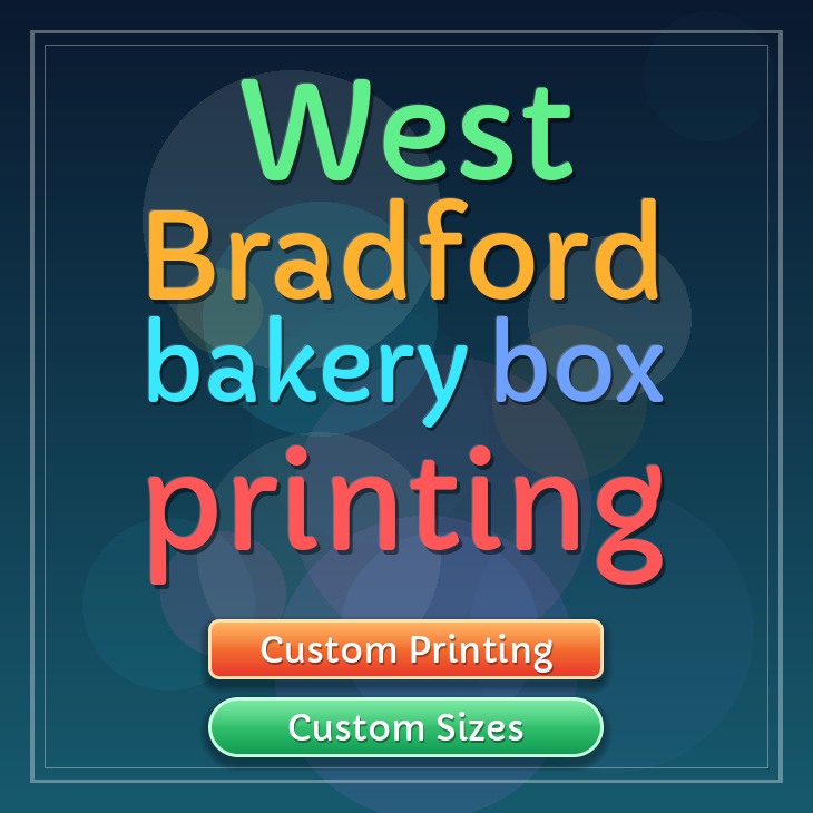 West Bradford bakery box printing