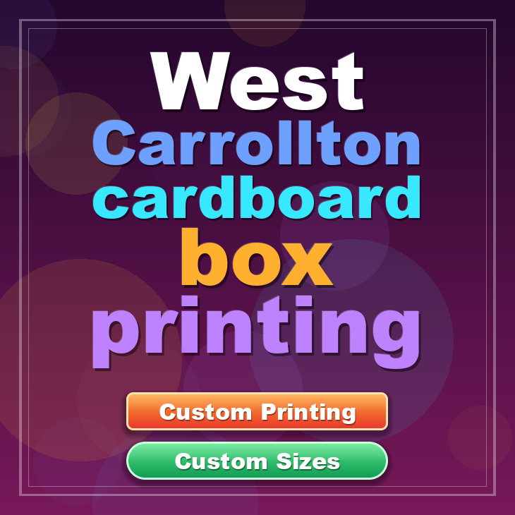 West Carrollton cardboard box printing