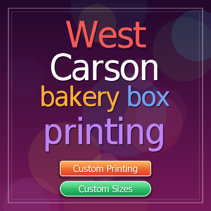 West Carson bakery box printing