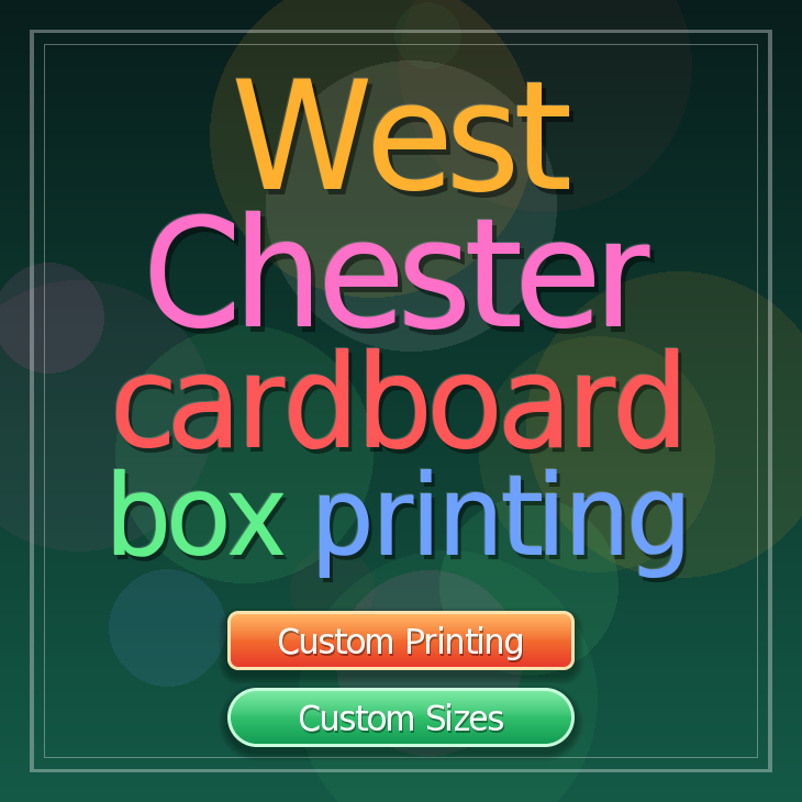 West Chester cardboard box printing