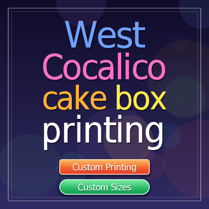 West Cocalico cake box printing