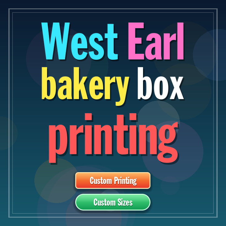 West Earl bakery box printing
