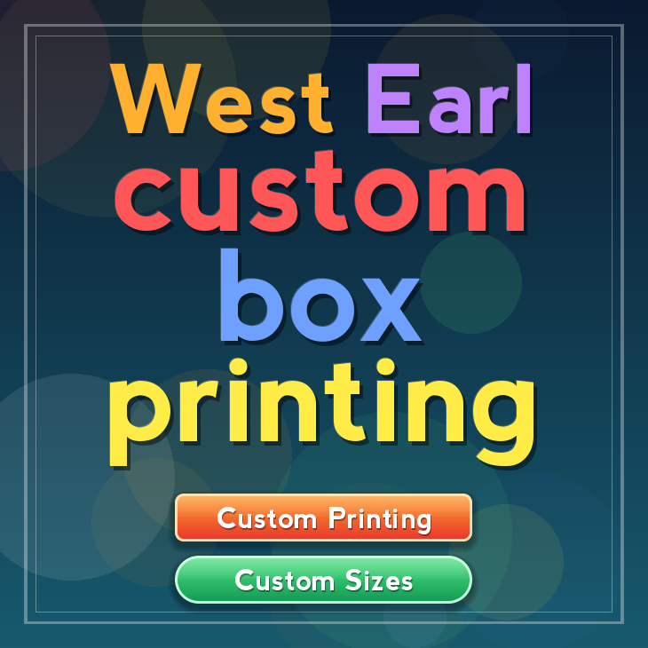 West Earl custom box printing
