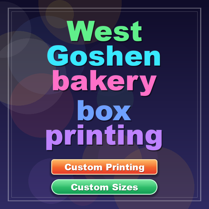 West Goshen bakery box printing
