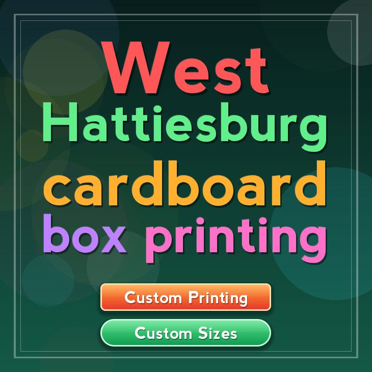 West Hattiesburg cardboard box printing