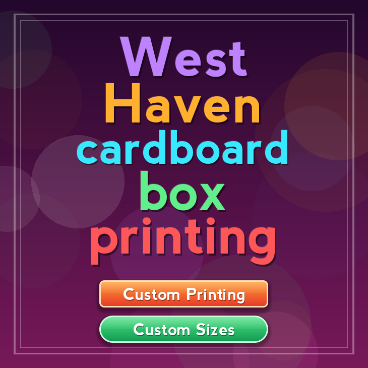 West Haven cardboard box printing