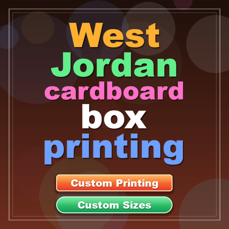 West Jordan cardboard box printing