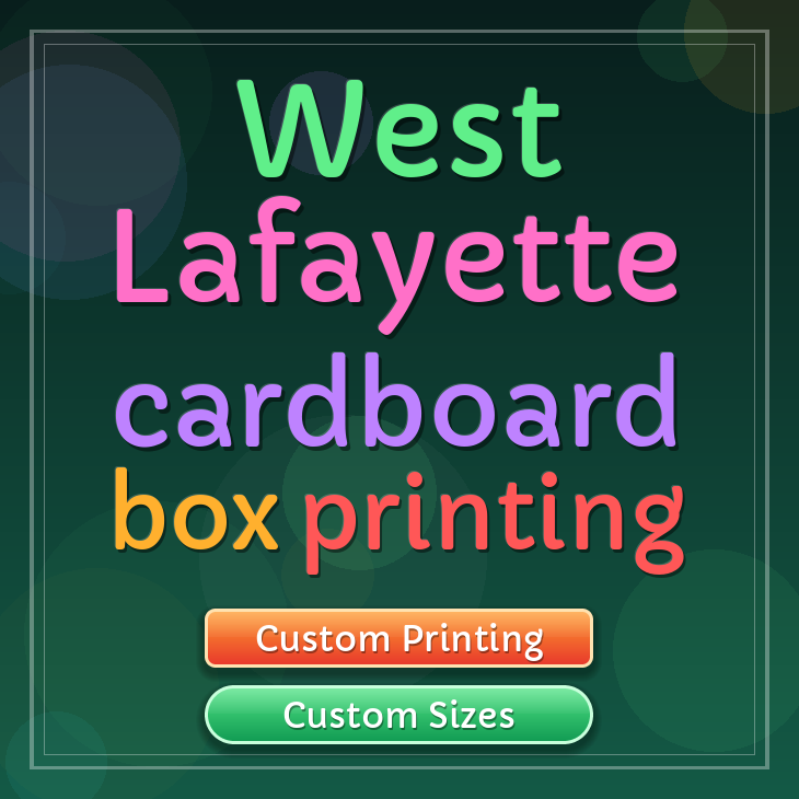 West Lafayette cardboard box printing