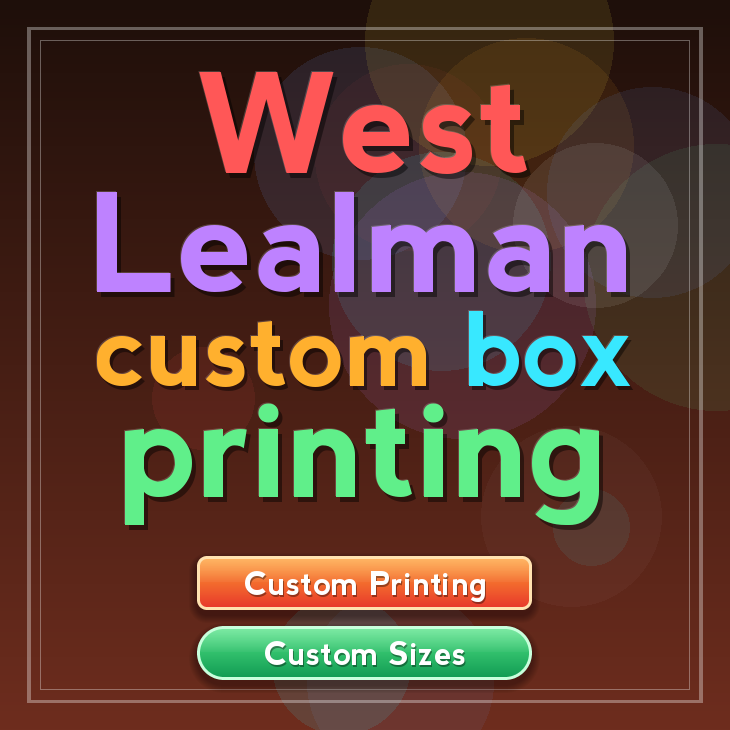 West Lealman custom box printing