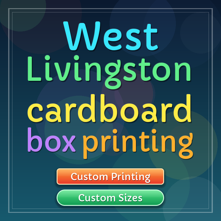 West Livingston cardboard box printing