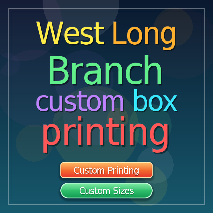 West Long Branch custom box printing