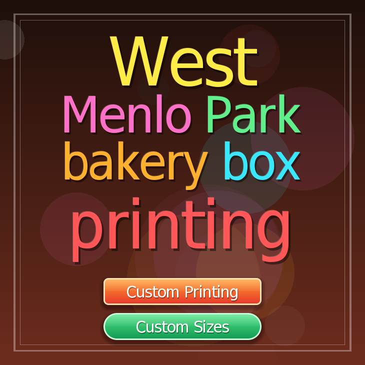 West Menlo Park bakery box printing