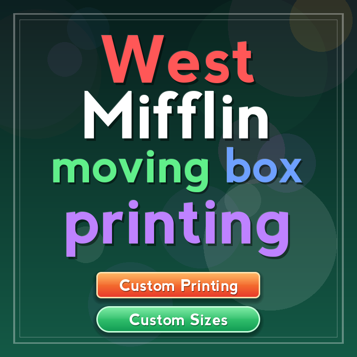 West Mifflin moving box printing