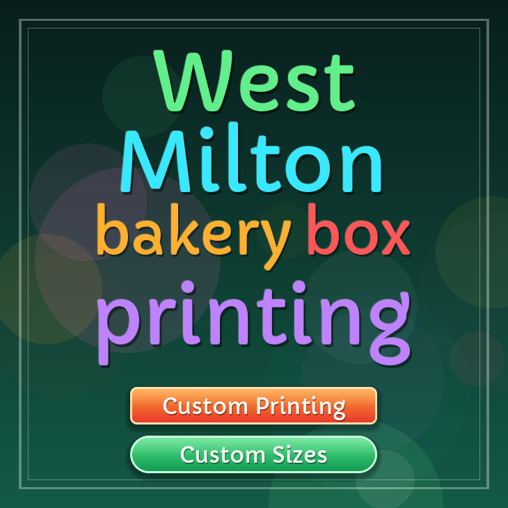 West Milton bakery box printing