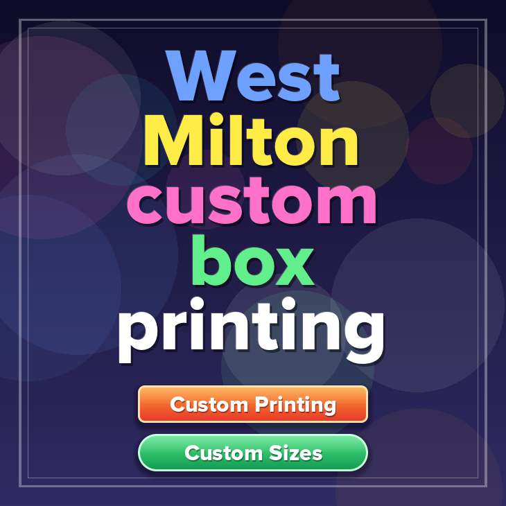West Milton custom box printing