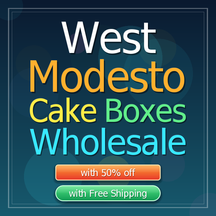 West Modesto cake boxes