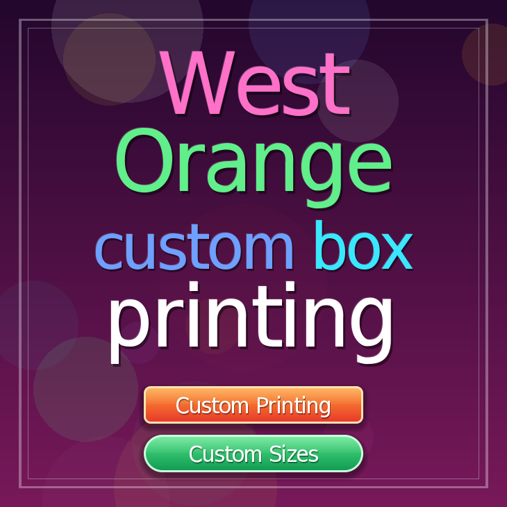 West Orange custom box printing