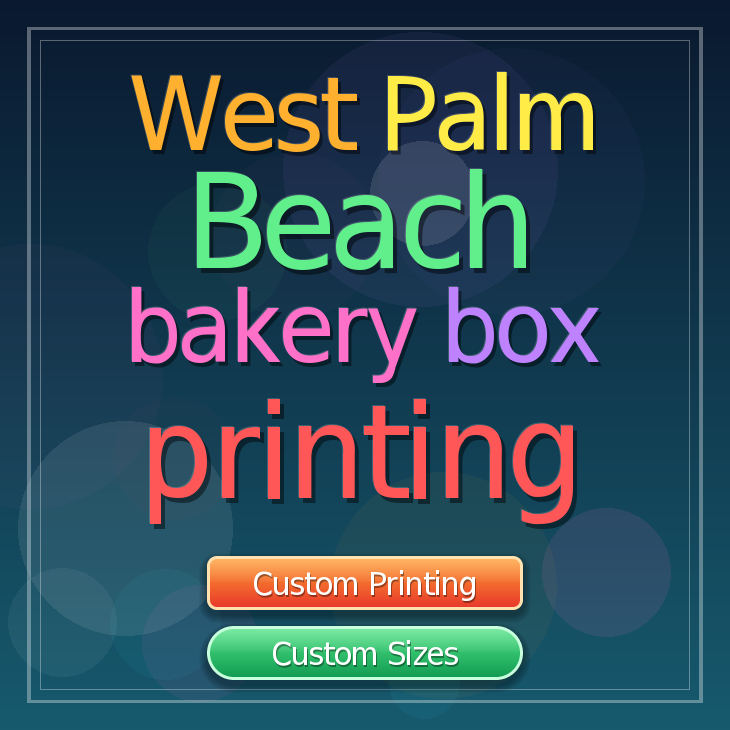 West Palm Beach bakery box printing