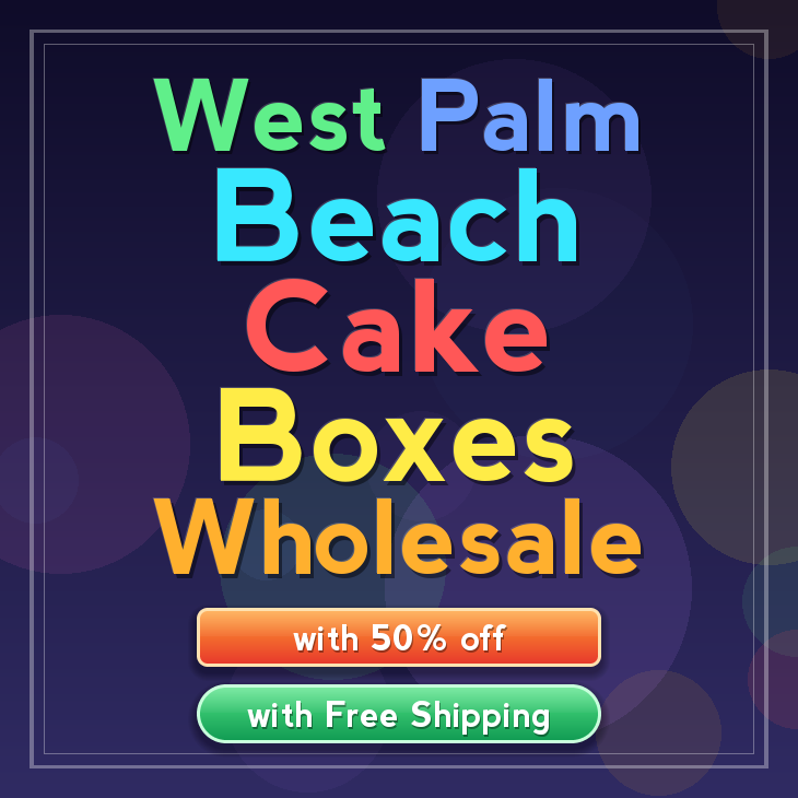 West Palm Beach cake boxes