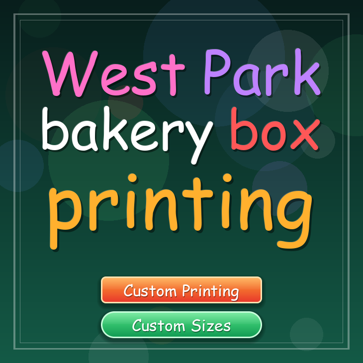 West Park bakery box printing