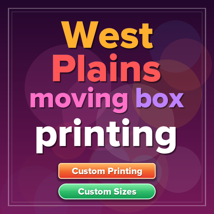 West Plains moving box printing