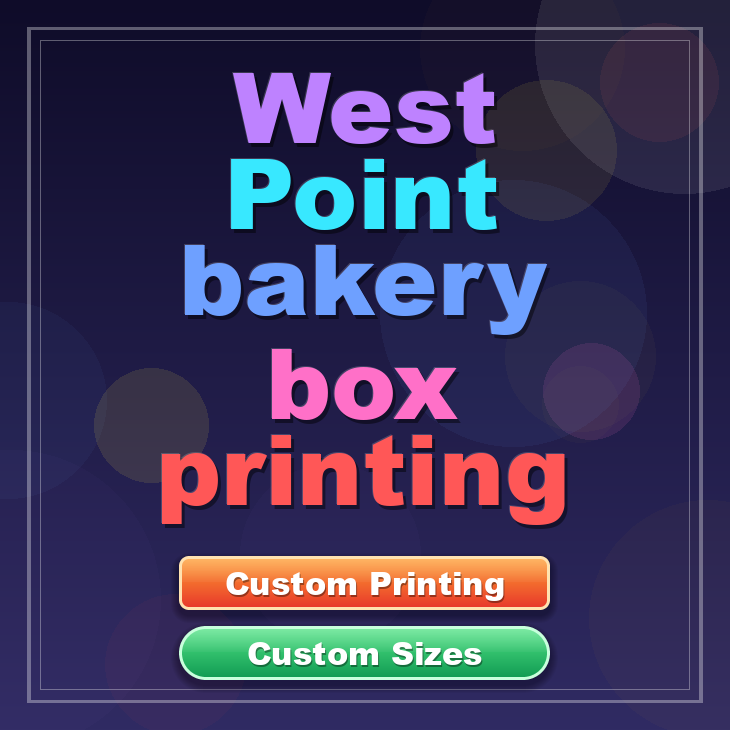 West Point bakery box printing