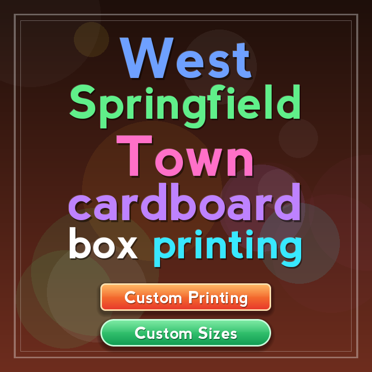 West Springfield Town cardboard box printing