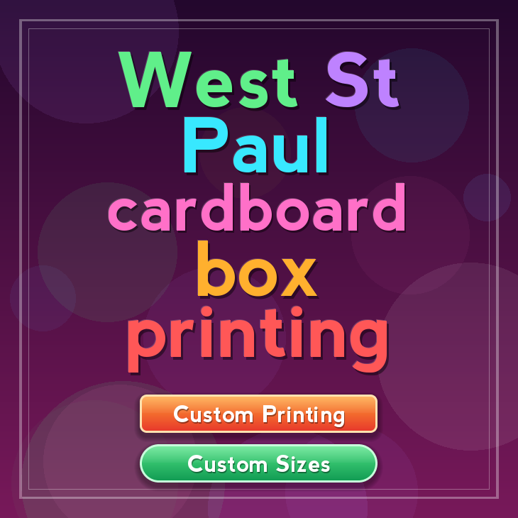 West St Paul cardboard box printing
