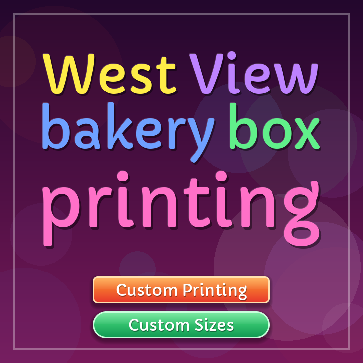 West View bakery box printing