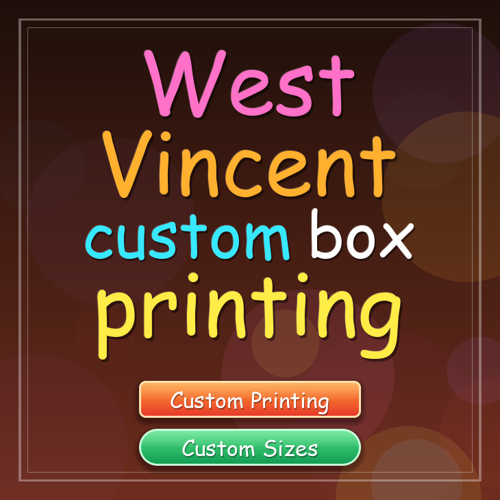 West Vincent custom box printing