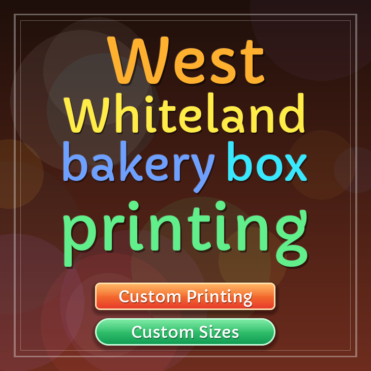 West Whiteland bakery box printing