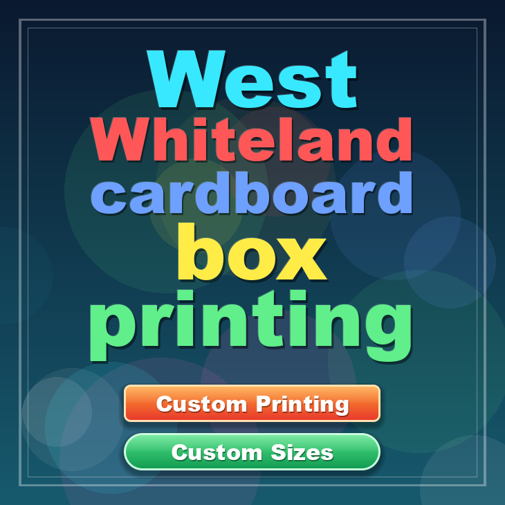 West Whiteland cardboard box printing
