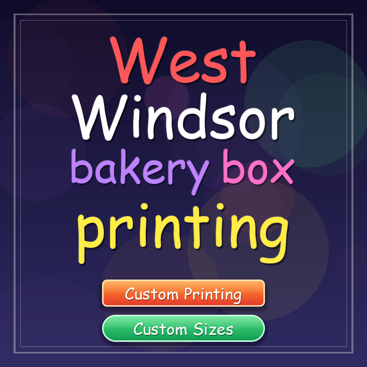 West Windsor bakery box printing