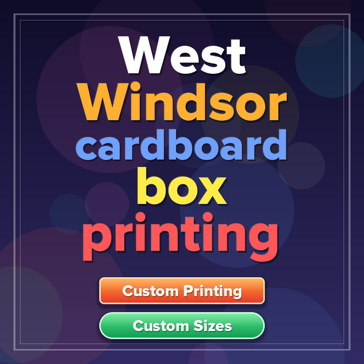 West Windsor cardboard box printing